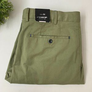 Hiltl Mens Pilo Superior Leggero Regular Fit Pants US 34/32 Olive